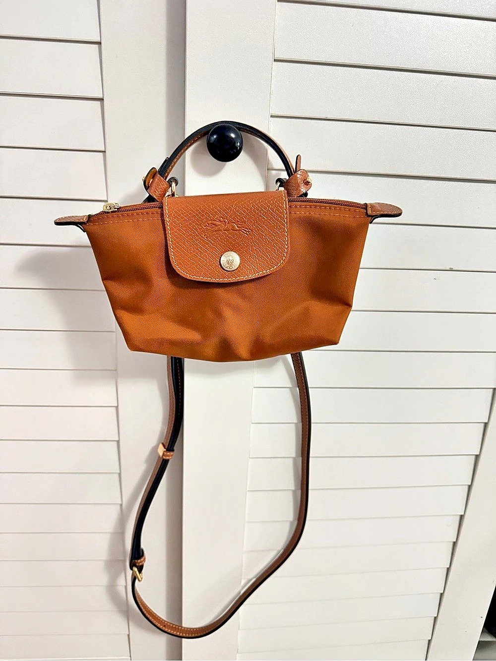 Longchamp Le Pliage original pouch with handle